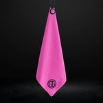 Golf Girl Pink Magnetic Golf Towel