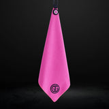 Golf Girl Pink Magnetic Golf Towel