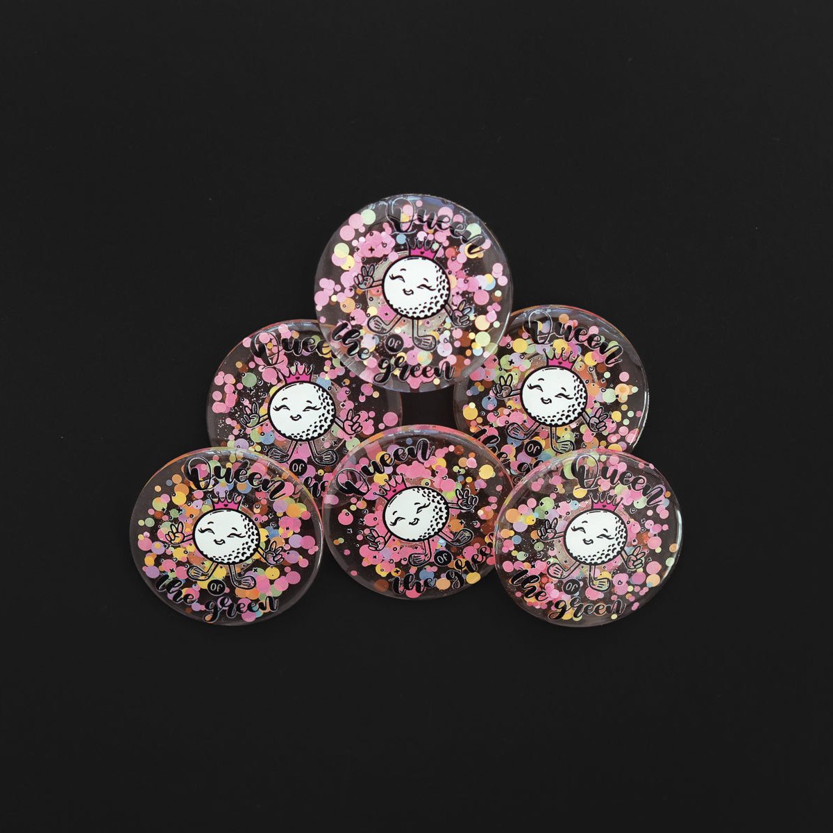 Golf Girl Acrylic Ball Marker