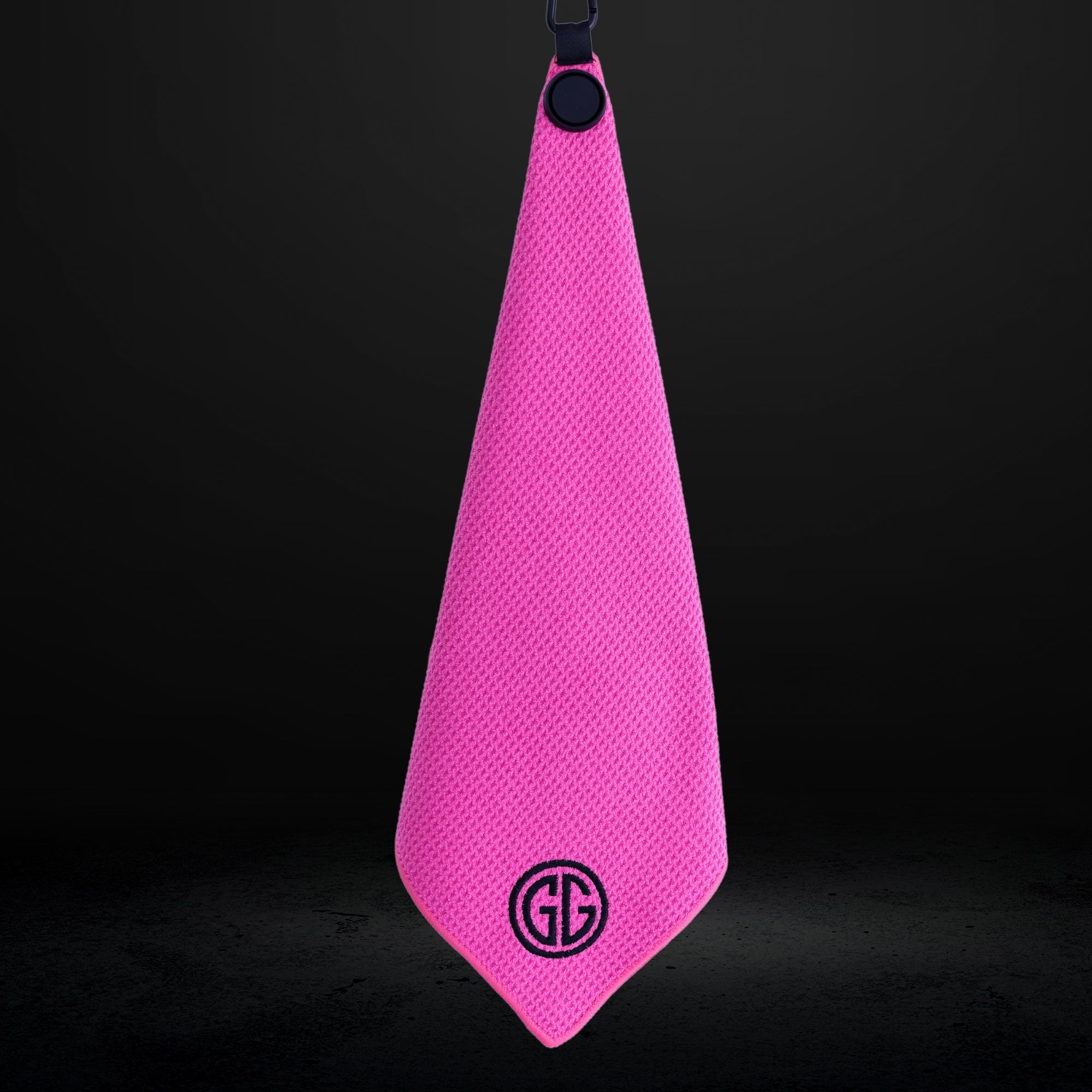 Golf Girl Pink Magnetic Golf Towel
